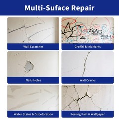 Drywall Repair Kit – 250g Wall Mending Agent, Drywall Putty, Spackling for Ho…