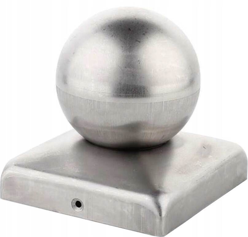 Post Cap square with Ball 80 mm for Fence Post 60×60 mm Steel Pyramid