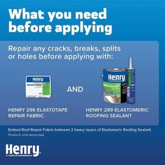 Henry Durabrite 587 White Elastomeric Premium Roof Coating Protection 4.75 Gal.