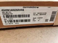 DORMAKABA 45HON14H626RHRB Passage Mortise Lever Set
