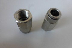 binks quick connect stainless steel hose connection 2 Pcs (bin 48)