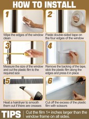 87×236in Patio Door Window Insulation Kit for Winter – Thicken Indoor Large W…