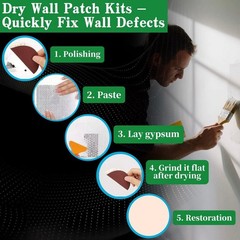 Drywall Repairs Patch Kit, Wall Patch Repair Kit, Drywall Hole Repair Patch