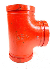 SPF Style ST-1 Straight Tee 4″ Grooved End IPS Pipe Size Fitting