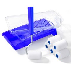 Bates- 2 Inch Foam Paint Roller Kit, 10 pcs, Small 2 inches, Blue