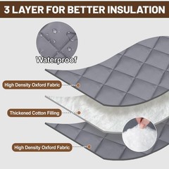 Visible Window Insulation Kit for Winter, 3 Layer 39” x 63” Oxford Cloth Ther…