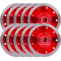10Pcs Diamond Saw Blade 4.5in for Angle Grinder Tile