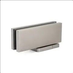 Bohle BO5214350 Hydraulic glass door Patch 90° Hold Open Brushed Stainless