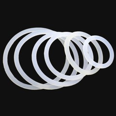 1-4mm Cross Section Food Grade Silicone Rubber O-Ring Seal Washer White ALL SIZE