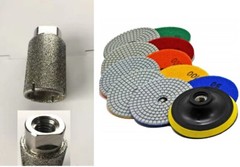 kitchen countertop restoration 1″ INCH Diamond drum wheel core bit pads granite