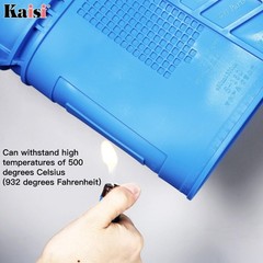 Heat Insulation Silicone Repair Mat with Scale Ruler and Screw Position for S…