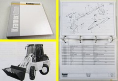 Kramer Allrad 621 Schaufellader Ersatzteilliste Spare parts list Typ 303-00