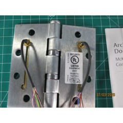 McKinney Assa Abloy 73370 4-1/2 x 4-1/2 TA2714 26D QC12 Electric Transfer Hinge