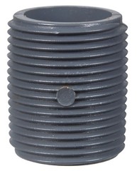 BK Products Schedule 80 1-1/2 in. MPT each PVC Close Nipple 1 pk (Pack of 5)