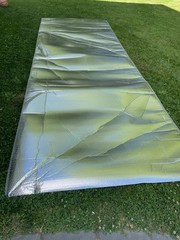 Reflective Insulation Silver / Aluminum Foil Bubble thermal wrap 14 ft L x 5’ W