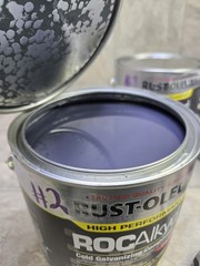 1pc Rust-Oleum 206193 Cold Galvanizing Compound Metal Gray 1Gallon 95% Pure Zinc