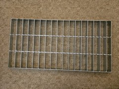 Hvy Dty Galvanized Steel Trench Drain Grate 24 x 12 x 1-1/4 in 600 x 300 x 30 mm