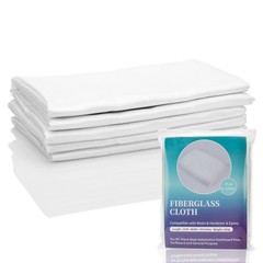 Fiberglass Cloth,4 Ounce E-Glass,50 inches 5 Yards,62 Sq Feet 15FT*50IN, white