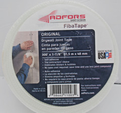 Fiba Tape Self Adhesive Drywall Joint Tape 300′ x 1 7/8″ Easy to Install