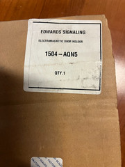 Edwards Signaling 1504-AQN5 Electromagnetic Door Holder Flush Wall Mount