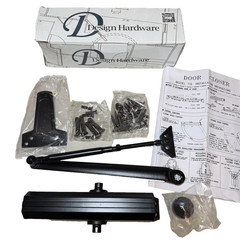 Design Hardware 116 BZ Door Closer, Grade 1, Size 1-6, Dark Bronze NIB