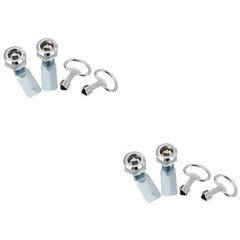 2 PCS Multipurpose Triangle Lock Cabinet Drawer Door Locks Baby Proof with Keys