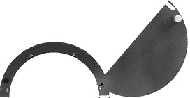 Bronze Anodized Semicircular Design Ticket Window with 6-1/2″ x 3-1/4″ Opening