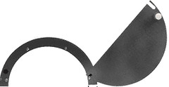 Bronze Anodized Semicircular Design Ticket Window with 6-1/2″ x 3-1/4″ Opening