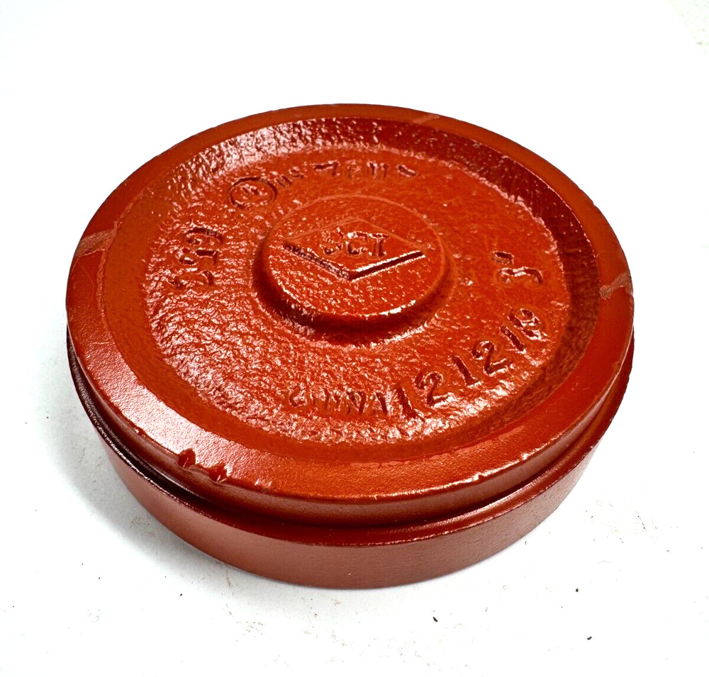 SCI Style 65C Grooved End Cap 3″ (3.50 OD) Fitting for Groove Pipe Systems