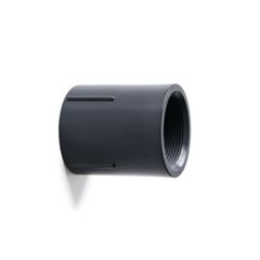 Female Threaded PVC/UPVC Straight Water Hose Piping Connector Coupler Dark Grey