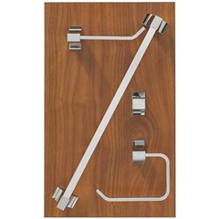 HOMEWERKS WORLDWIDE DB-2 Home Pointe Chrome Bath Board Display