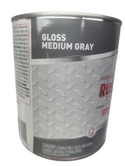 Paint Rust Coat Oil-Based Gloss Enamel, Medium Gray, 1 Qt. SIM Do it Best