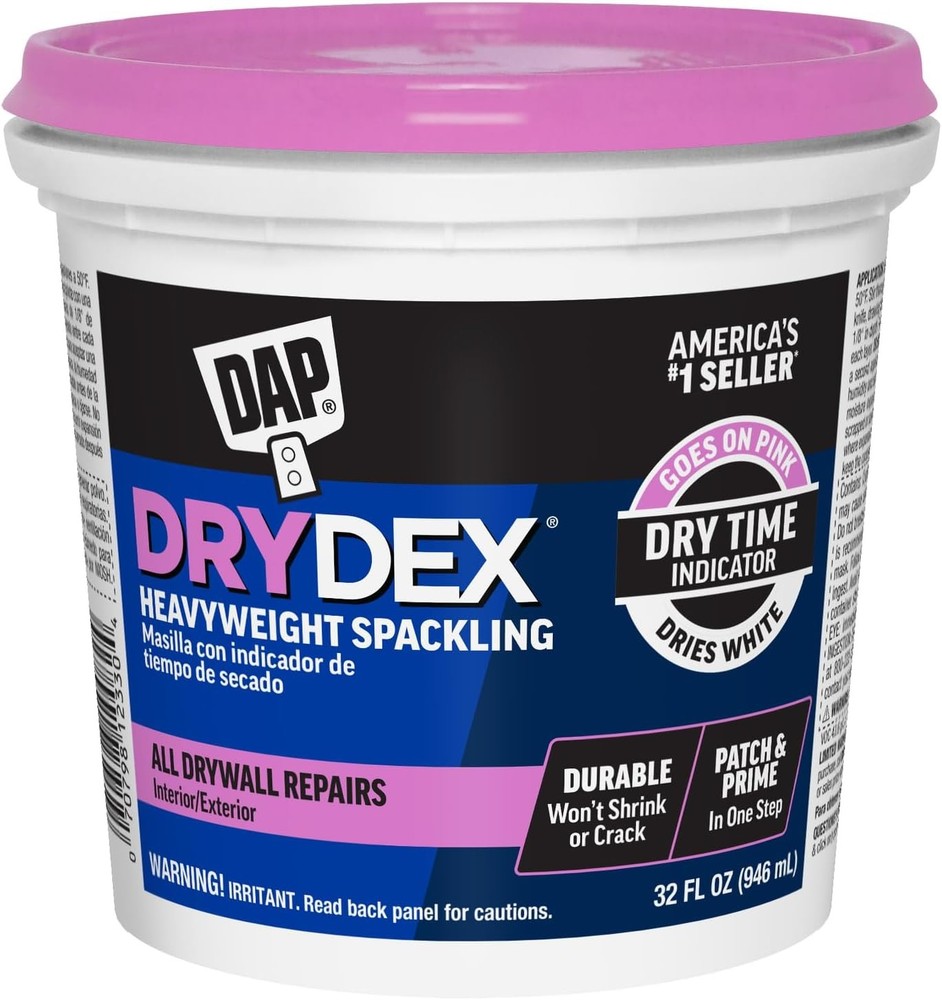 DAP DRYDEX Heavyweight Spackling All Drywall Repairs 32 Fl Oz Free Shipping