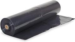 – Black Plastic Sheeting – 10 mil – (24′ x 100′) – Polyethylene Vapor Barrier