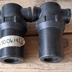 Plastic Straight Adapter Corrosion Resistant Unfinished Set of 2 for Water