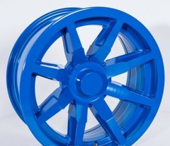 Pepsi Blue powder coating powder High Gloss by Remcoat 2 lb 85% Gloss