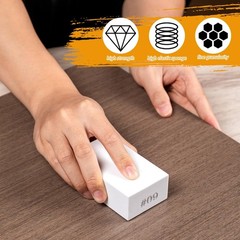 3 Pcs Diamond Hand Polishing Pads, 60 Grit Diamond Sanding Pad Reusable Sandi…
