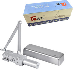 Extra Heavy Duty/Ul Listed Commercial Automatic Door Closer, Cast Iron Body & F