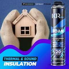 Spray Foam Insulation Can Set – 6 x 26.46 oz for Optimal Energy Saving