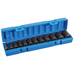Grey Pneumatic 1213SD Grey Pneumatic 3/8″ Drive 12 Piece Semi Deep Fractional Se