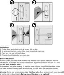 4-1/4 In. KC10HD Door Closer – Non-Handed Design, Easy Installation for Any Door