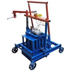 220V Powered Hollow Soil Block Brick Molding Machine 45 times/min 550WX2 Power