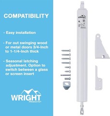 Standard Duty Pneumatic Door Closer – Adjustable Speed & Quiet Operation