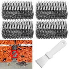 100 Pcs Stainless Steel Brick Weep Hole Covers Pest Control Insert Set
