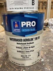Sherwin Williams Industrial Waterbased Acrolon Urethane Paint / Accent Orange
