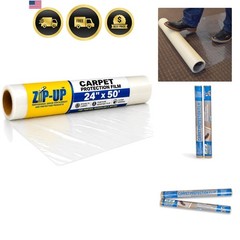 Carpet Protection Film – 24″ x 50′ Floor and Surface Shield with Self Adhesiv…