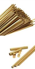 Brass Tube Piping Thin Length 300 500mm OD 8mm 8.5mm Hollow Straight Round Kit