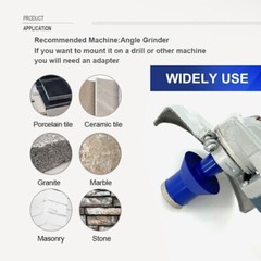 3/4″ Granite Marble Diamond Tool Set Turbo Blade Cup Wheel Core Drill Polishing