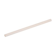 Stove Thermocouple Cover Tube 8x12x250mm Ceramic Beige Single Hole for Stove