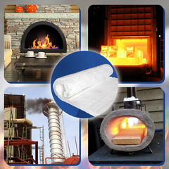 1″ Ceramic Fiber Insulation Blanket 2600F 8# High Temp Insulation 12″ x 24″